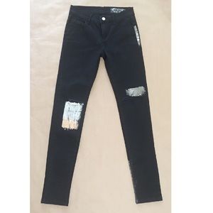Black stretch jeans
